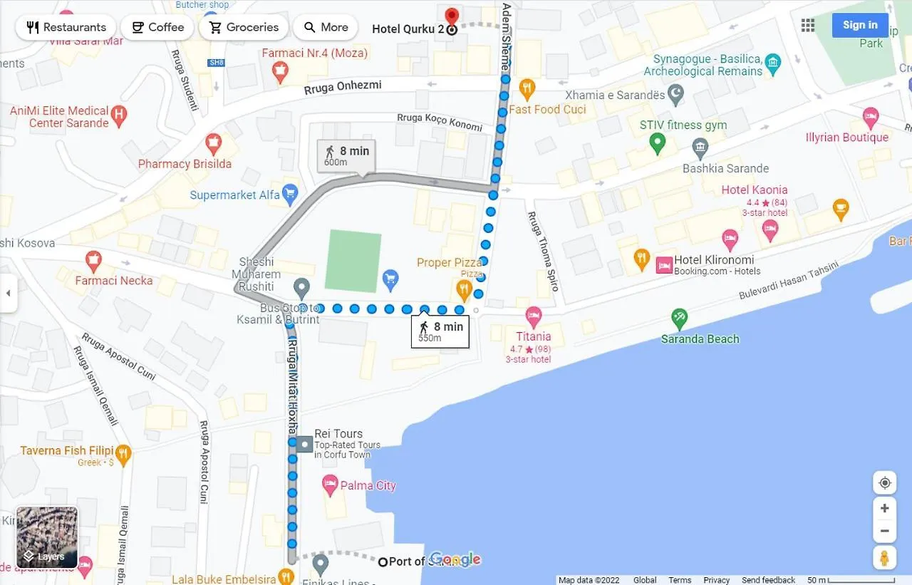 Hotel Qurku 2 Sarande 0*,